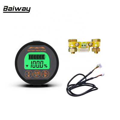 BW-TR16 80V100A Universal LCD Car Acid Lead Lithium Battery Charge discharge voltage Capacity Indicator meter tester